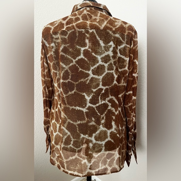 NWT Tommy Hilfiger Saharan Safari long sleeve size L mesh button up - Picture 2 of 3